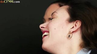 Dicksucking CFNM babes Unwind nerdy classmate