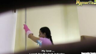 OperacionLimpieza - Matilde Ramos Beauty Hispanic Colombiana Insane Squirting All Over His Long Penis - MAMACITAZ