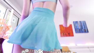 TINY4K Hot Goddess Chooses Penis Over Music