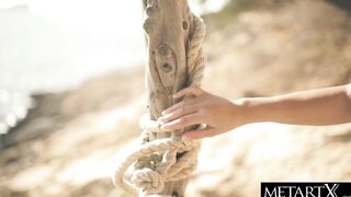 Vulgar women doesn't care if she gets caught finger fucked her twat
