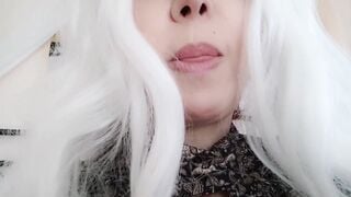 the awkward deep roar that comes from my aunt's pretty mouth