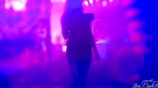 Skank Sexual Bj Stranger's Long Dick and Drink Cum into Nightclub Bathroom