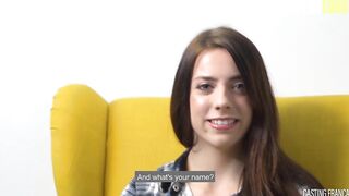 CastingFrancais - Morgane Evil Newbie Canadian 18 Yo Hardcore Cunt Fucked On Camera - AMATEUREURO