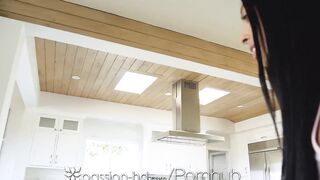 PASSION-HD Dark Haired Gets Her Bushy Vagina Stuffed