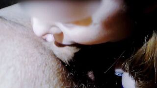 Close UP fellatio GAGGING DEEP THROAT