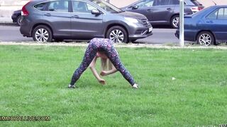 APPLE ASS TEENS is DOWN TO TRY ONE OF A KIND STYLE OF YOGA ï¿½ Pure Young Beauty Gets Banged! inside pov!