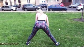 APPLE ASS TEENS is DOWN TO TRY ONE OF A KIND STYLE OF YOGA ï¿½ Pure Young Beauty Gets Banged! inside pov!