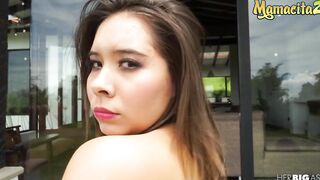 HerBigAss - Valeria Rubio Hottie Hispanic Colombiana Hardcore Sex With Her Mistress Into A Long House - MAMACITAZ