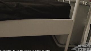stunning 19 year old tasha and rebeka ruby having fun with eachother into my guest room vagina worship