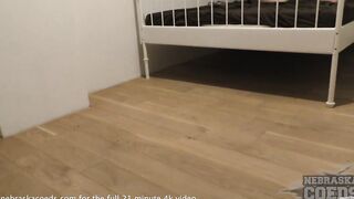 stunning 19 year old tasha and rebeka ruby having fun with eachother into my guest room vagina worship