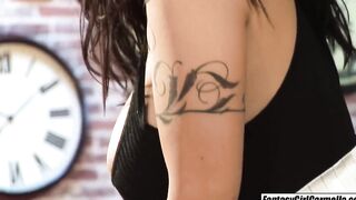 Carmella Bing huge melons fucks young stud spoon pounded till creampie