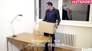 BumsBuero - Tatjana Young Friendly German Secretary Gets Her Tight Cunt Banged! Rough At The Office - LETSDOEIT