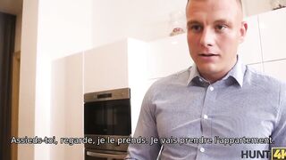 HUNT4K. Hunter loue un appartement avec une condition intime pour fille