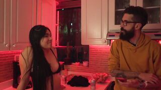Sweet latin women have a conversation with the porn king into Colombia