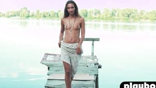 Playboy3.com - Irresistible natural 18 yo Hot Kenya posed nude and showed her stunning body