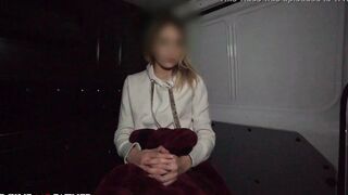 DEVIANTE - Anonymous Italian runaway 21yr mature college girl kicked out for sneaking out with her bf picked up by the mobile confession van for a hard rough screwed by mature dude offering cash for crazy nasty sex