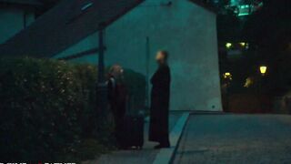 DEVIANTE - Anonymous Italian runaway 21yr mature college girl kicked out for sneaking out with her bf picked up by the mobile confession van for a hard rough screwed by mature dude offering cash for crazy nasty sex