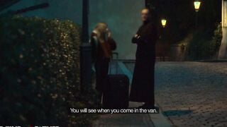 DEVIANTE - Anonymous Italian runaway 21yr mature college girl kicked out for sneaking out with her bf picked up by the mobile confession van for a hard rough screwed by mature dude offering cash for crazy nasty sex