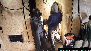Long Breasts milf GangBanged and Eating Cum