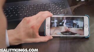 Slender (Kyler Quinn) Fills All Her Holes With Dude's Huge Dick - RealityKings