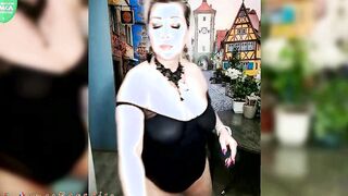 Amazingly Hot forever young housewife inside the kitchen, where a woman is supposed to be along with