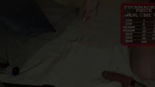 19 Yo Shiny Lily is screwed by a fucking machine and does not have time to count