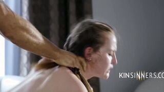 Petite Teenagers Daughter Asks Step Dad To Eat Her Out