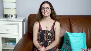 Nerdy 19yo Comes in Modeling Audition Cheats on Bf and Gets Surprise Nailed