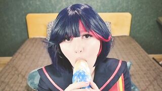 Ryuko Matoi was fuck by Nude Professor into all holes until anal cummed - Cosplay KLK
