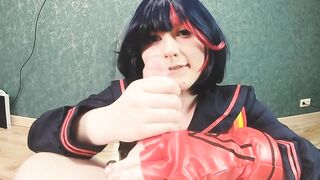 Ryuko Matoi was fuck by Nude Professor into all holes until anal cummed - Cosplay KLK