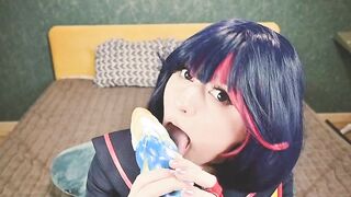 Ryuko Matoi was fuck by Nude Professor into all holes until anal cummed - Cosplay KLK