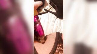 Filthy shaking orgasm with toys