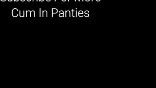 Cumming into her lingerie and yoga leggings after rubbing her tight vagina with my juicy dick