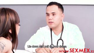 Big Titted hispanic Yamileth Ramirez teenie having fun with the doctor's dick