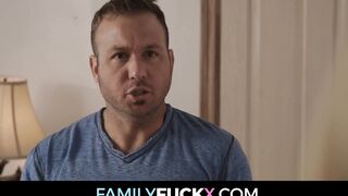 18 Yo Madison Summers Catches Her Stepbro Stealing From Their Parents Makes Him Plowed Her
