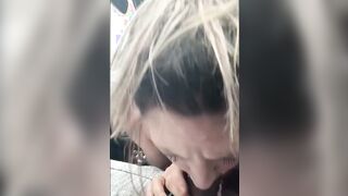 Trained Throat Skank Obeys Her Master and Takes his cum
