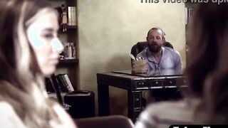 Sensual dyke 19 year old 3 way nailed by their counselor