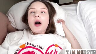 STEPSISTER LITTLE VAGINA WRECKED BY STEPBROTHER'S LONG DICK