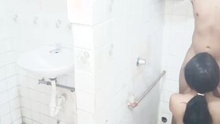 My stepsister accidentally drops the bath tub towel and I banged her well- porn into Spanish Xvideos