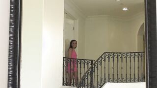 Kylie Quinn does interracial blowbang with 13 dudes