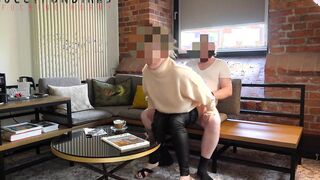 coffee break sex latex leggings turtleneck - projectsexdiary