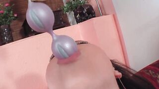 Lornie having fun with her pussy and some sex toys