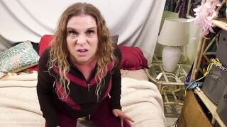 Hungover stepson takes wrong pills and has to fucked his stepmom
