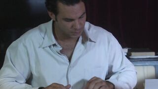 Lusty bro awards his fiance an sensual hard sex at their living room