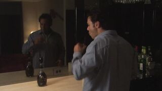 Lusty bro awards his fiance an sensual hard sex at their living room