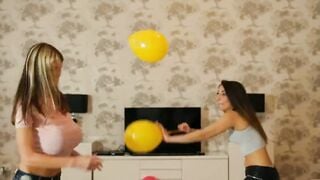 Skinny blondie Gina Gerson invited her Bombshell Hispanic 19 year old friend Jimena Lago for a 3 way at