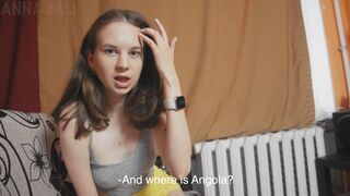 My stepbrother won a trip to Angola, and I won a trip to his penis. Anna
