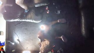 Bimbo inside Texas - Backroom Strange big black cock Fucking My Fiance Bull Banged Huge Tit Tia
