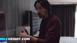 Bratty women Alone inside Home with her Grandpa, Gianna Dior