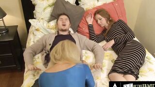 OUT OF THE FAMILY - I Assfucked My mistress's Milf While She Sleeping Next To Us